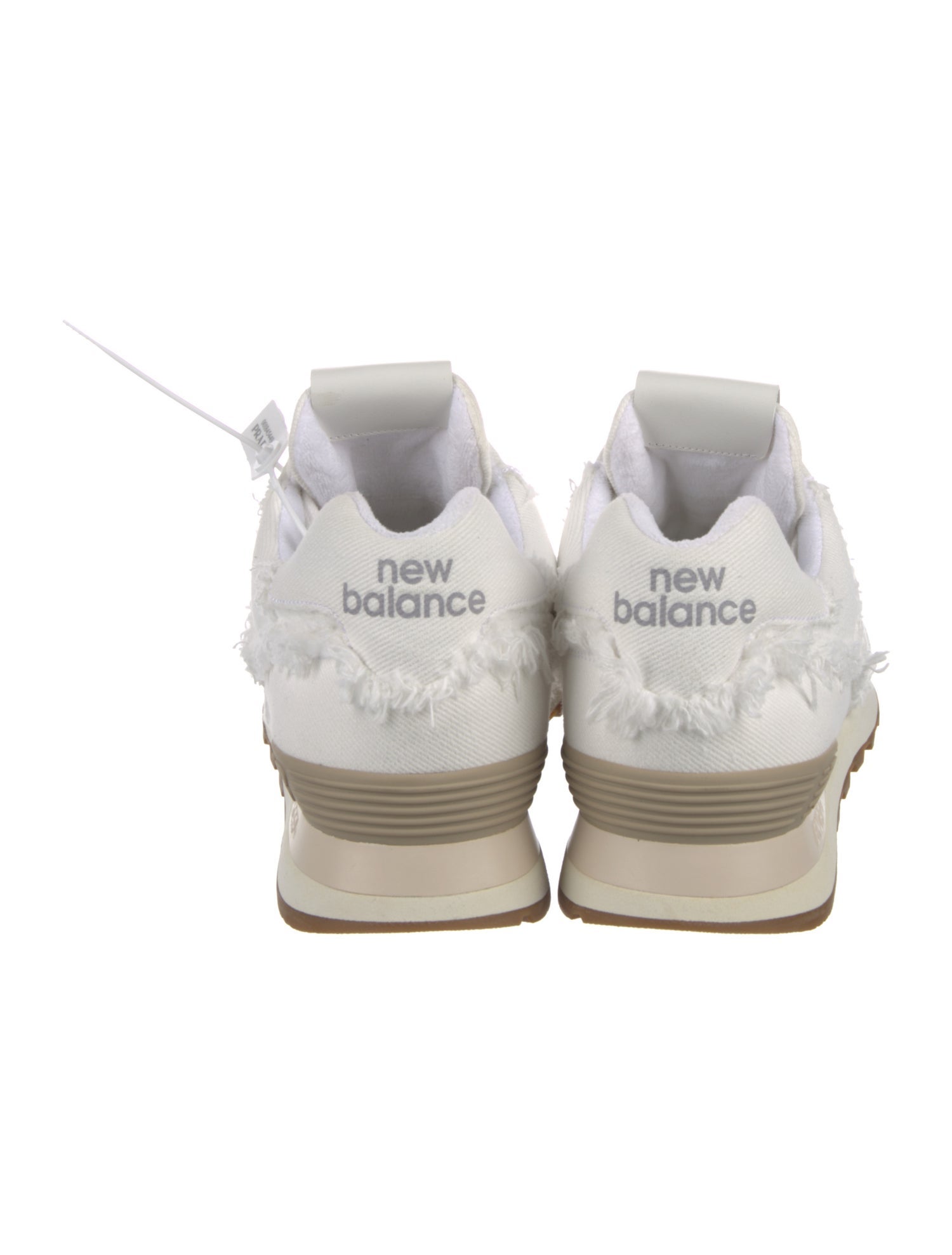 New Balance x Miu Miu Canvas Distressed Accents Sneakers